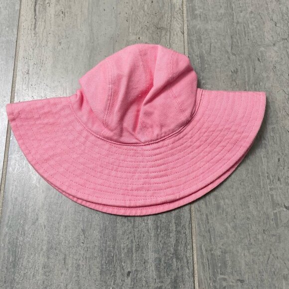Baby Gap Cotton Wide Brim Bucket Sun Hat – Pink, Size XS/S (0–6 months) - Picture 4 of 8